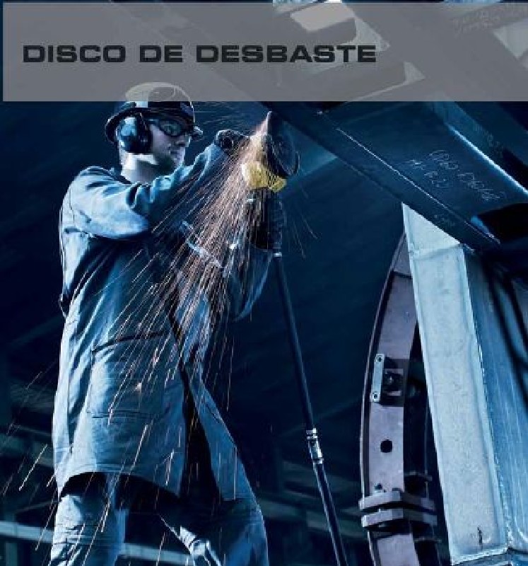 Disco abrasivo de desbaste